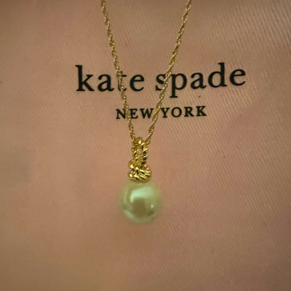 Kate Spade Sailor's Knot Drop Pendant Necklace